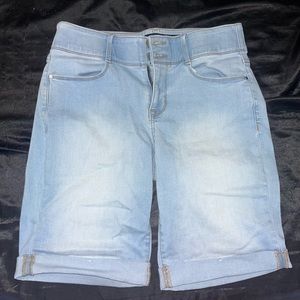Apt 9 Stretchy Bermuda Denim Shorts